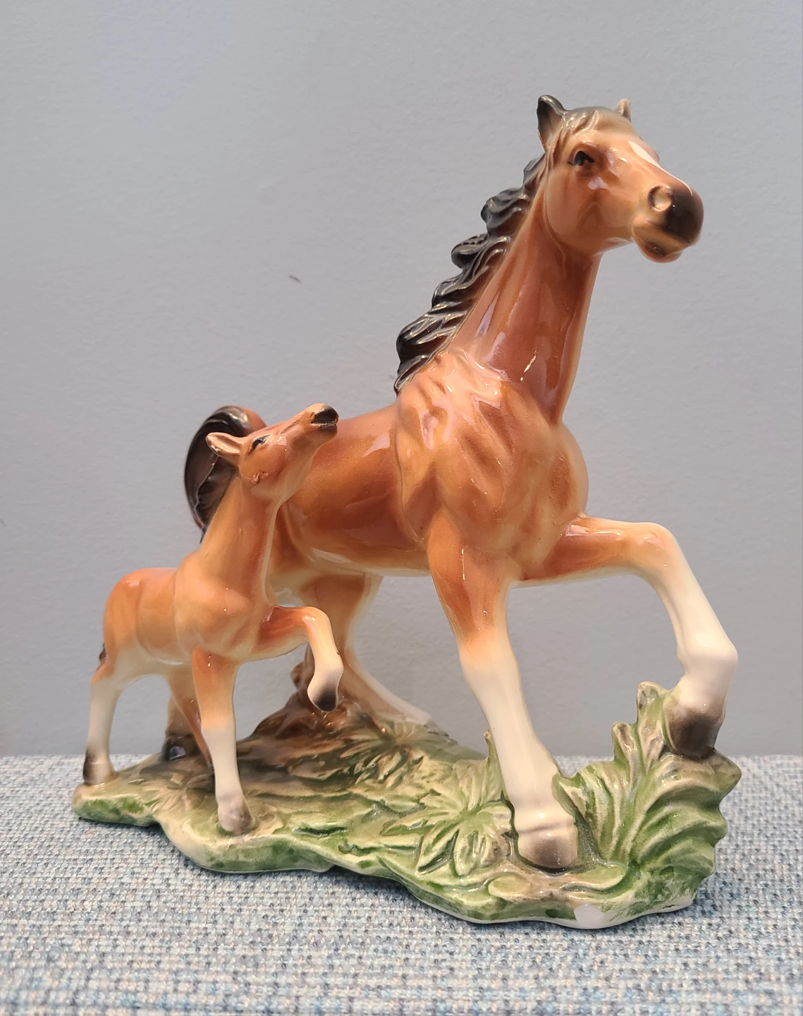 Vintage Mare and Foal Figurine