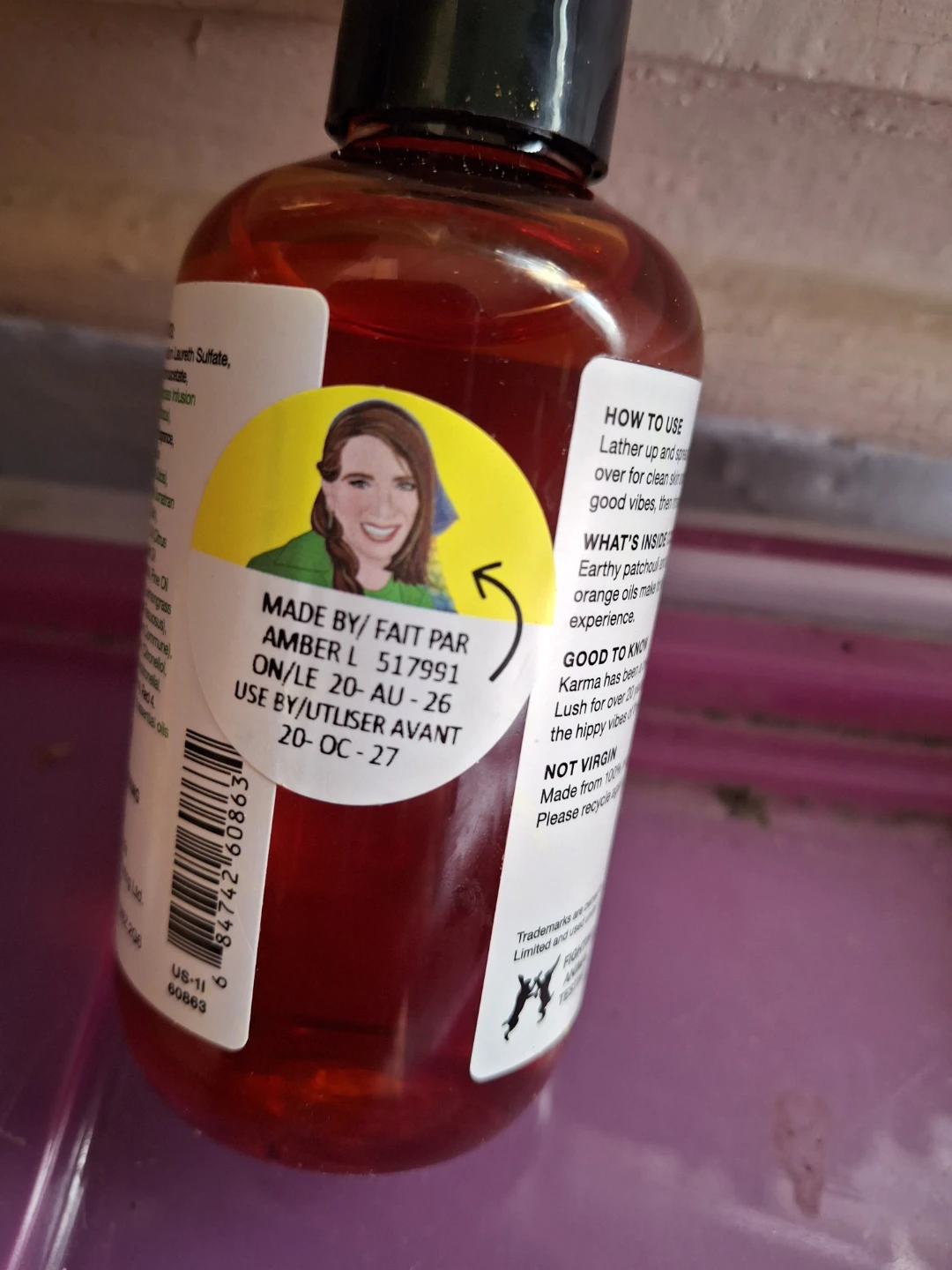 Lush Good Karma Shower Gel 100ml - photo 5