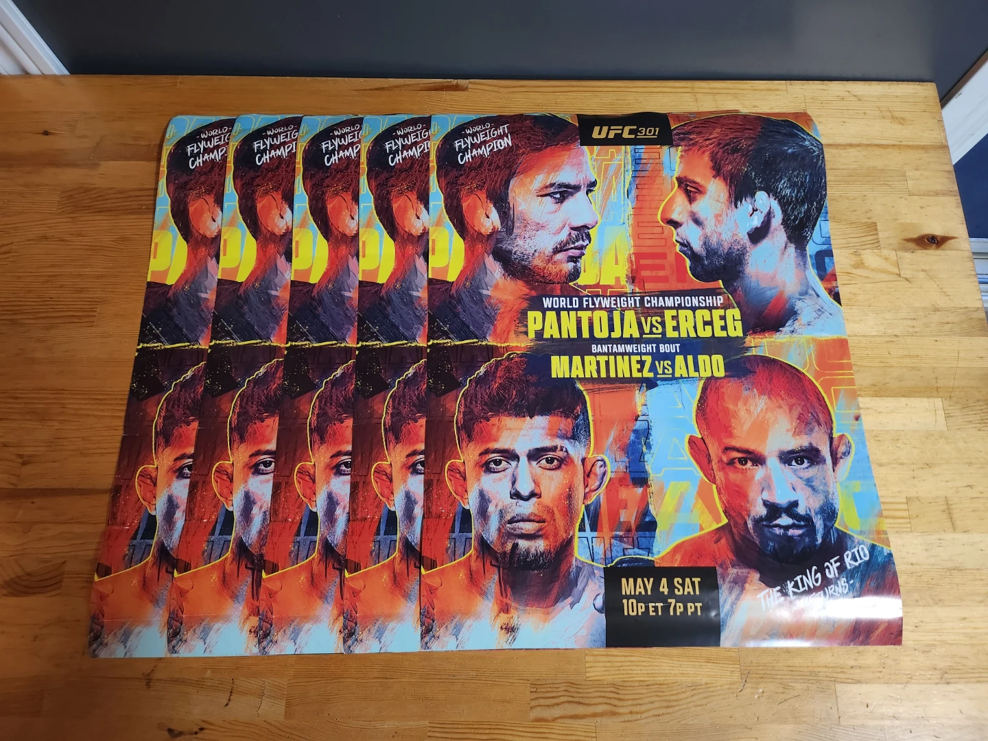 UFC 301 Pantoja vs Erceg Posters