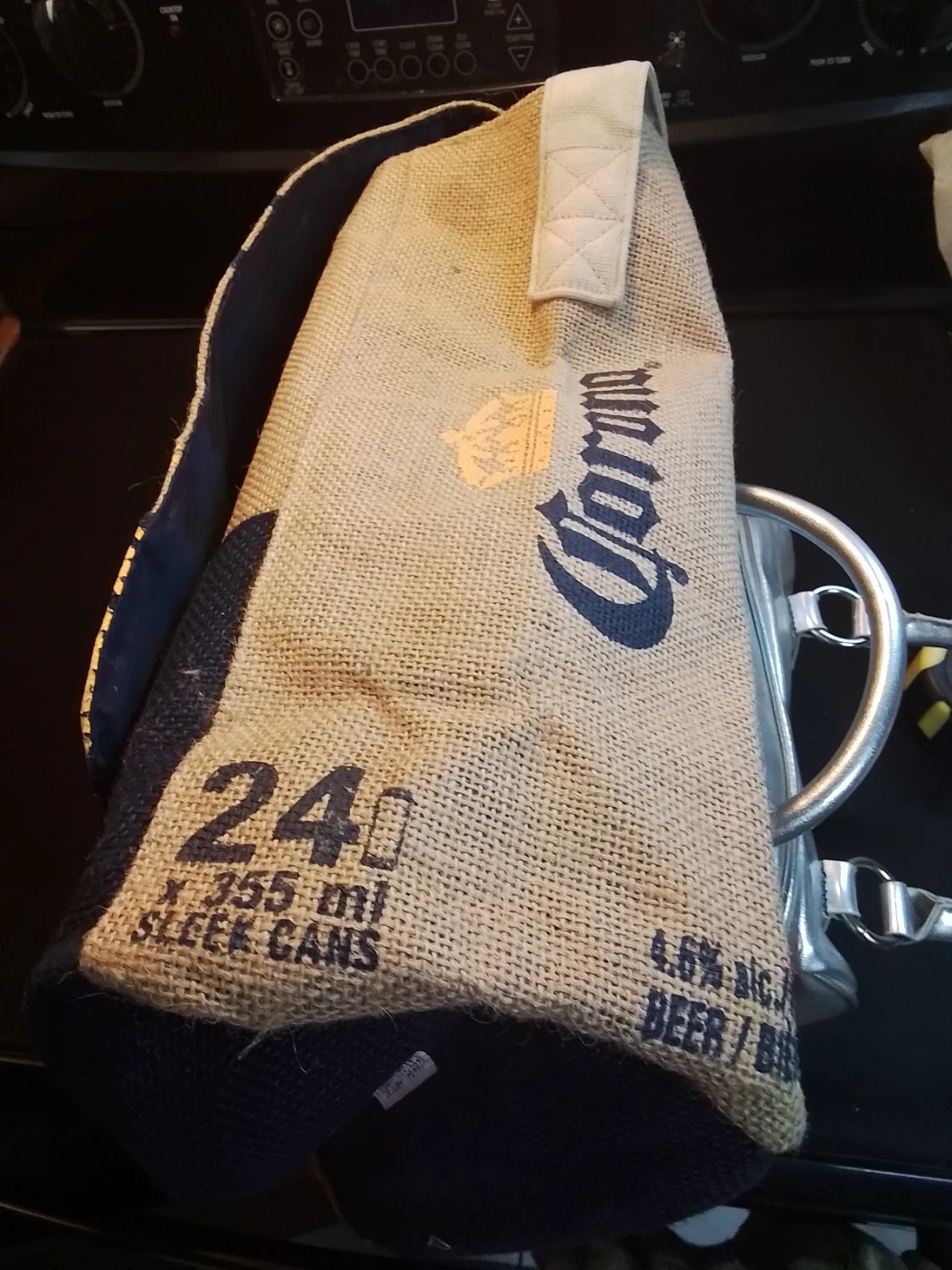 Corona Extra Burlap Messenger Bag - photo 3