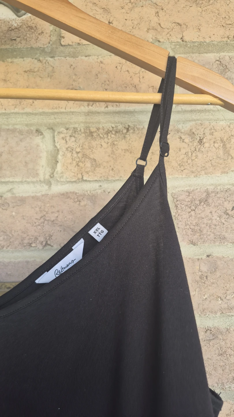 Reitmans Black Tiered Cami Dress XXL - photo 5