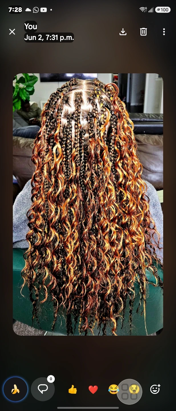 Boho Knotless Braids Hairstyle