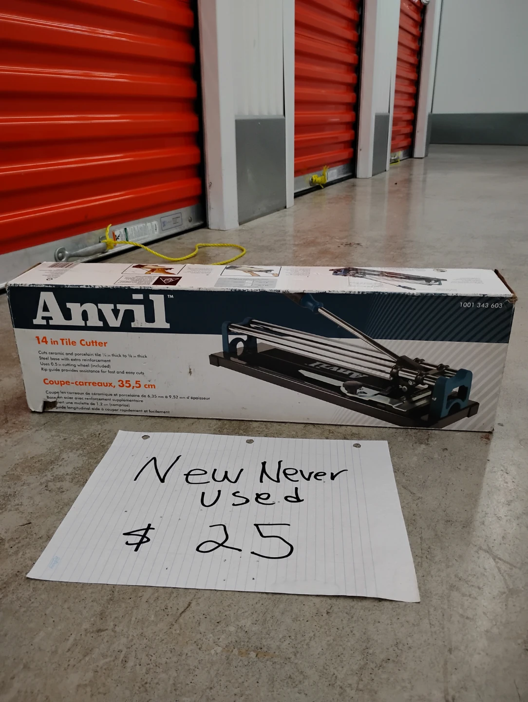 Neverr open box