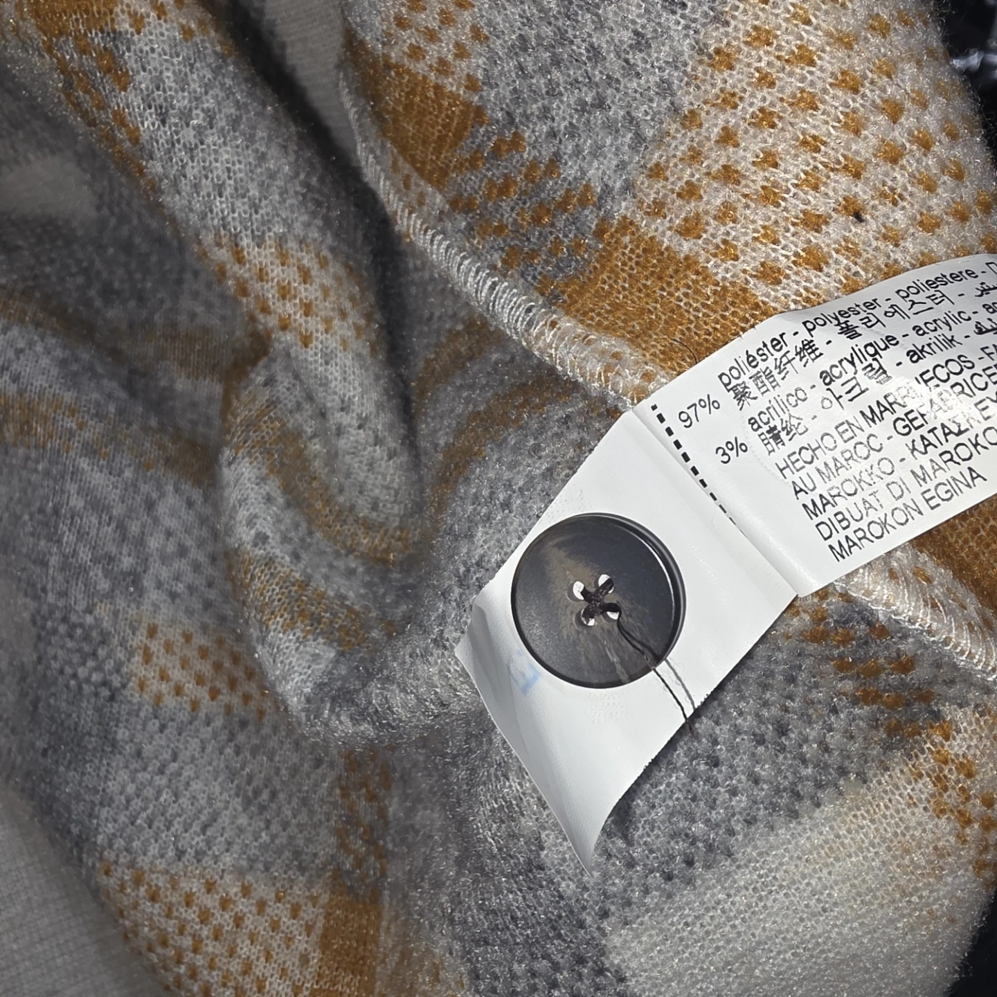 Zara Plaid Shirt Jacket Size L - photo 2