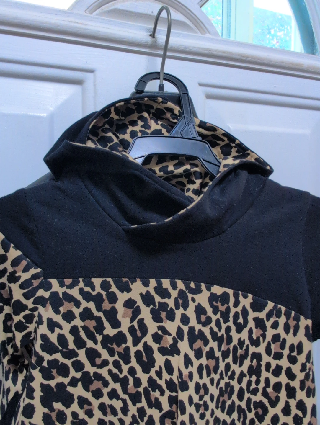Chaton Doux Leopard Print Hoodie - photo 2