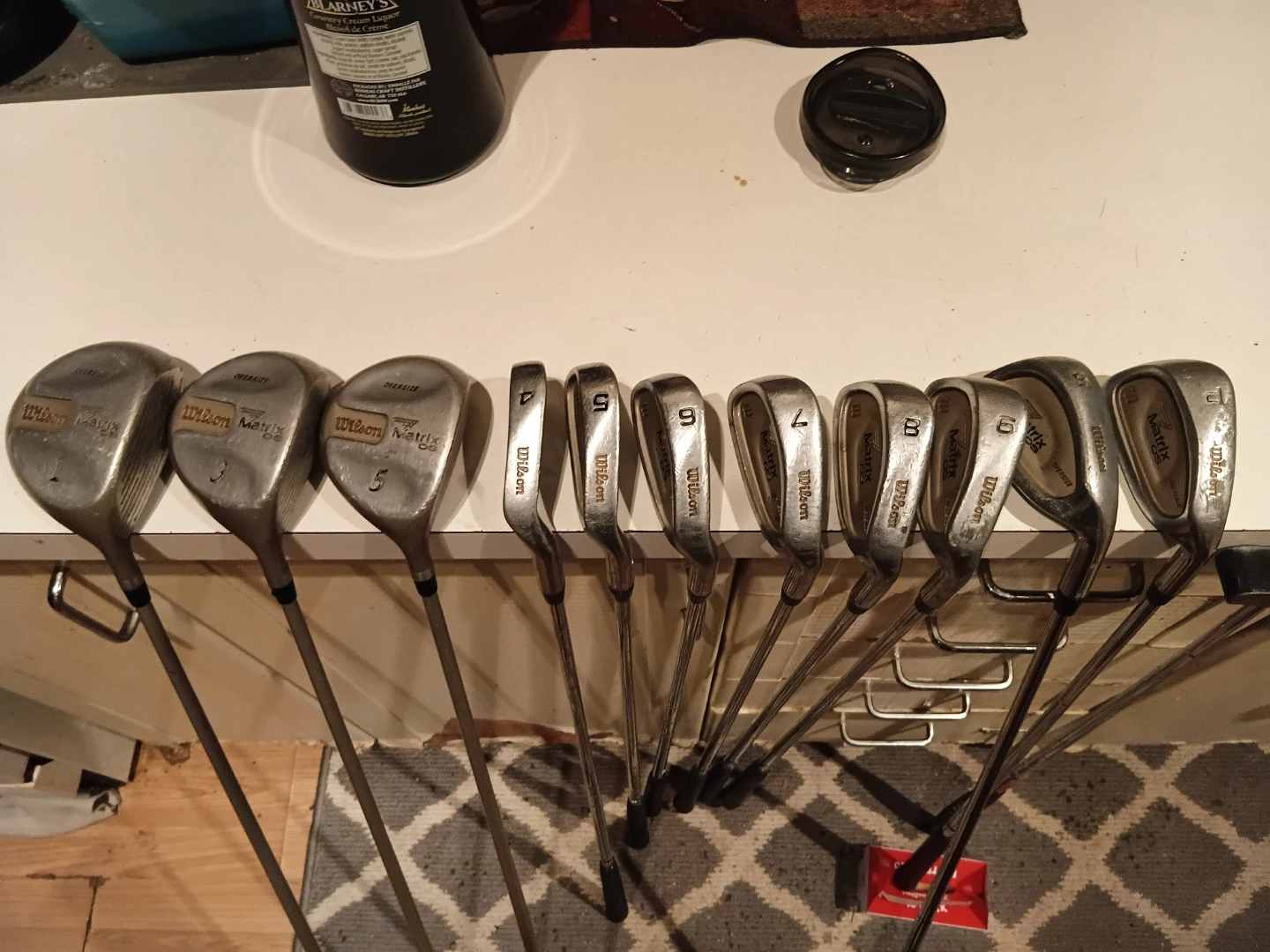 Set of Mens Right Hansed Wilson Matrix OS Golf Clubs & Bag - photo 3