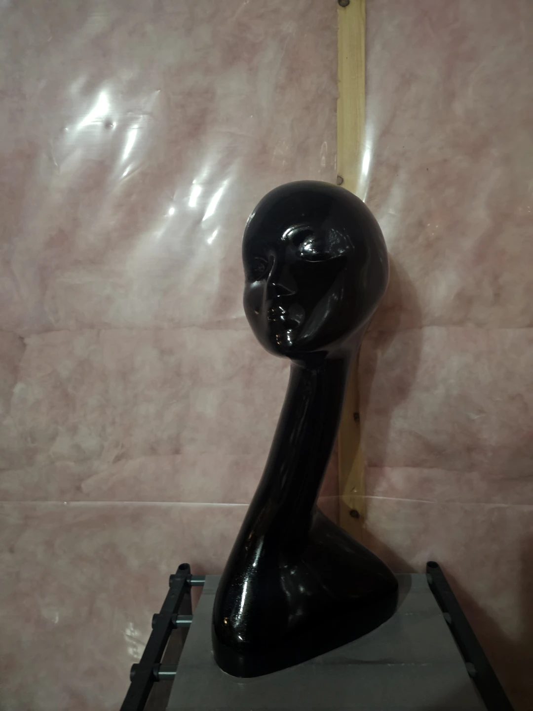 Black Glossy Mannequin Head - photo 2