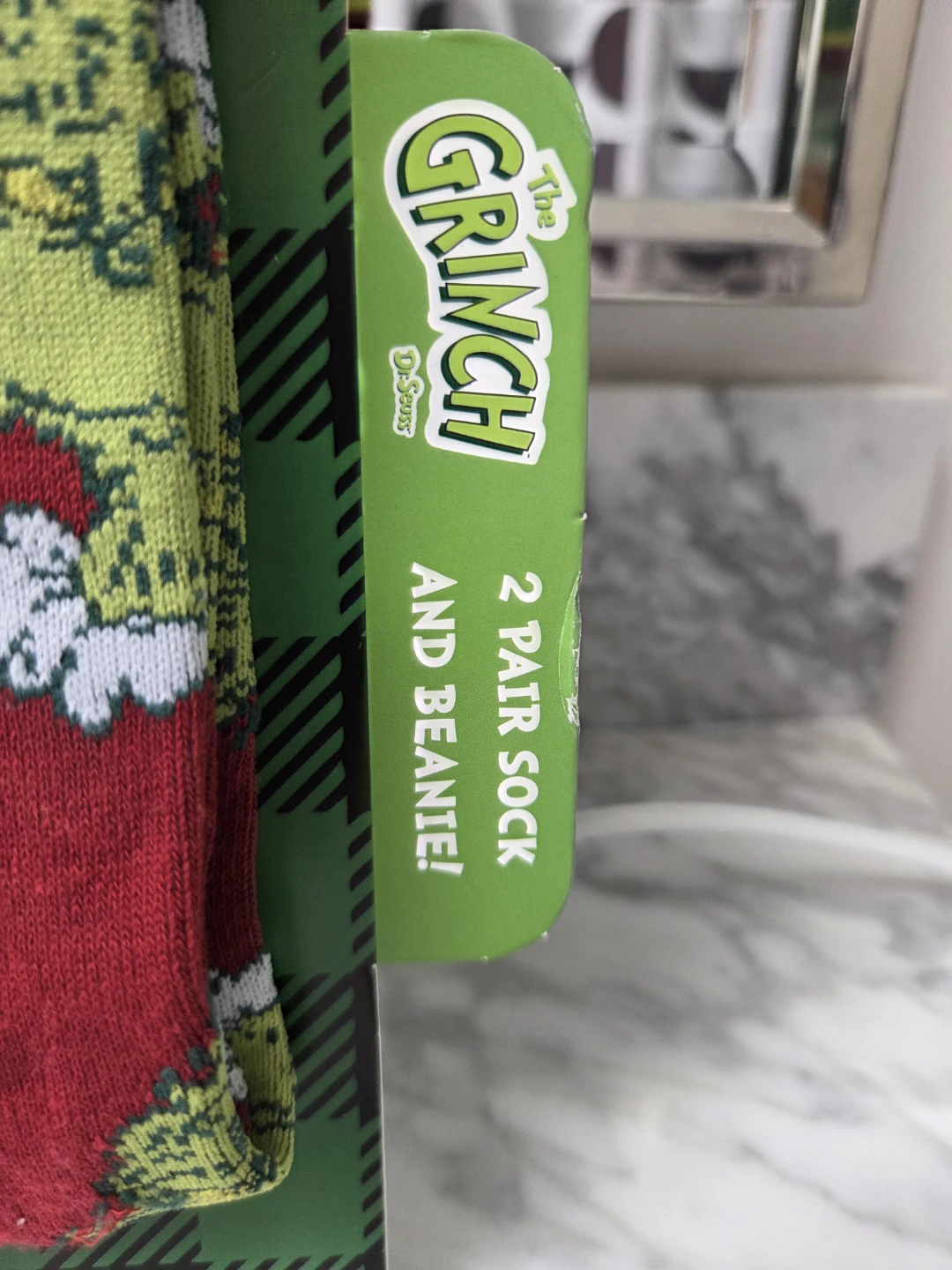 The Grinch Beanie and 2 Pair Sock Set - photo 2