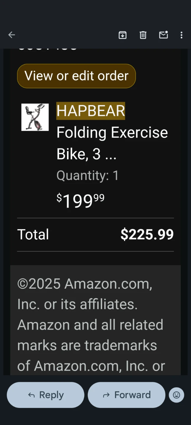 HAPBEAR 3-in-1 Foldable Exercise Bike - Original price 225 - photo 2