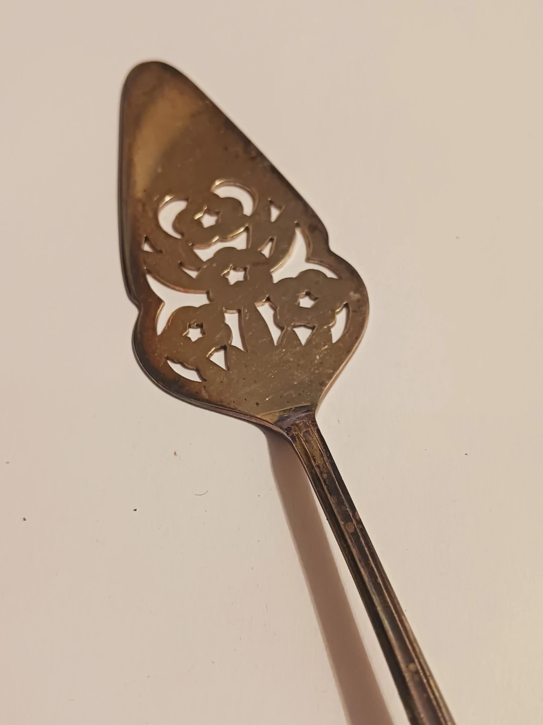 Antique Silver Small Size Cake Server