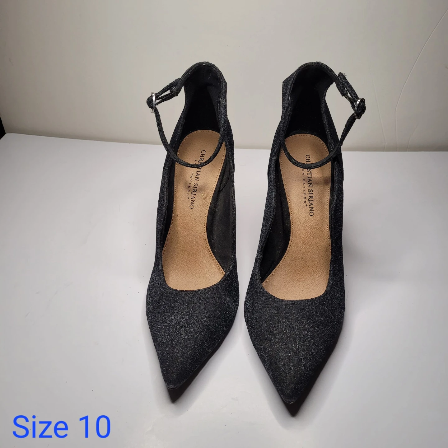 Christian Siriano Black Stiletto Heels