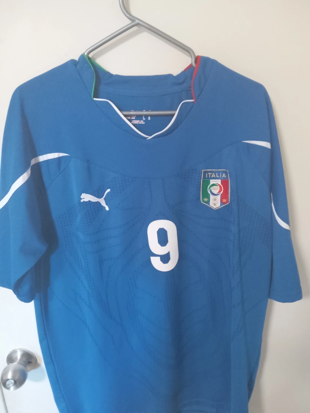 Puma Italy Toni #9 Soccer Jersey
