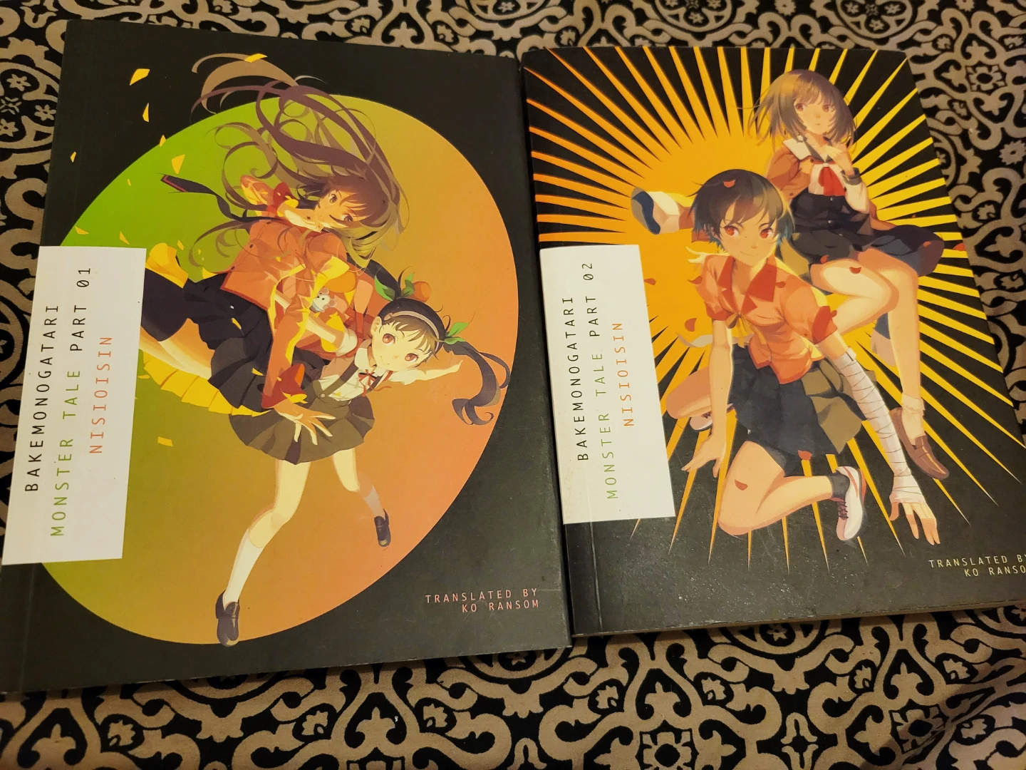 New! - Bakemonogatari Monster Tale Part 1 & 2 Books
