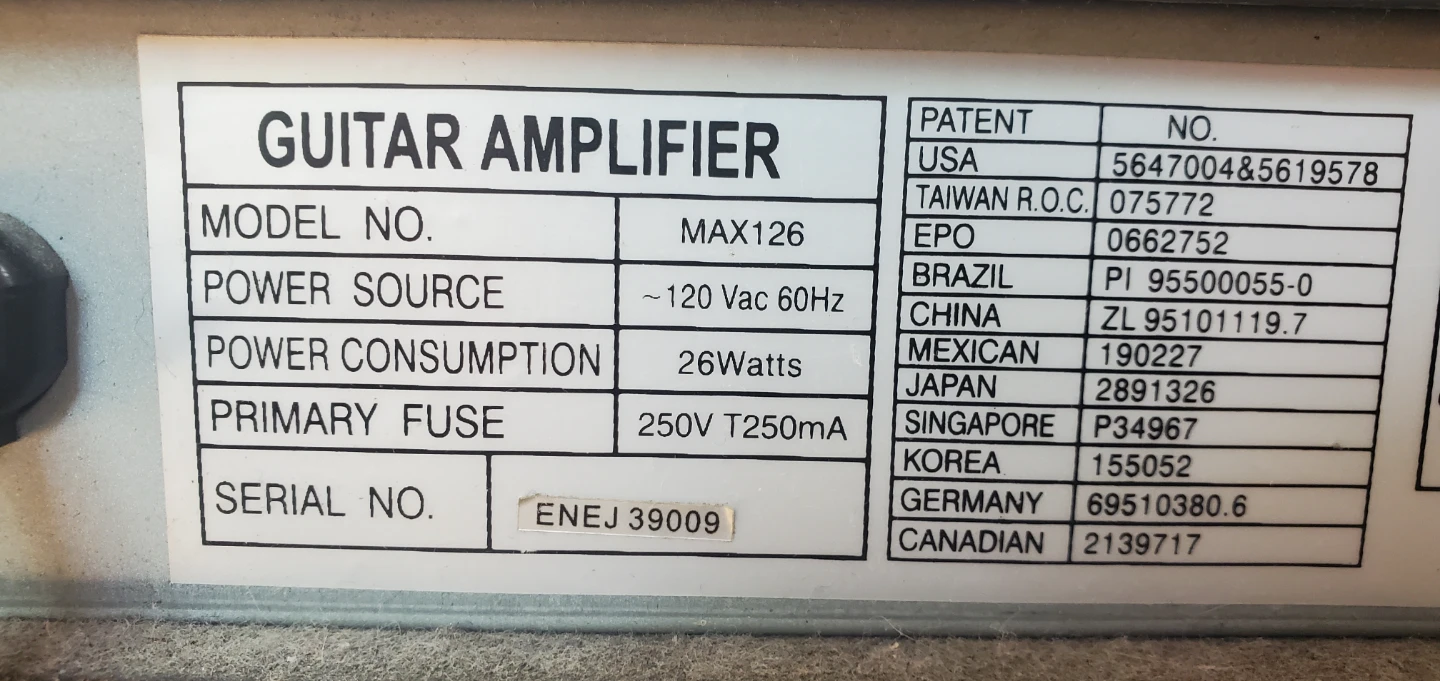 Peavey MAX 126 Bass Amplifier - photo 4