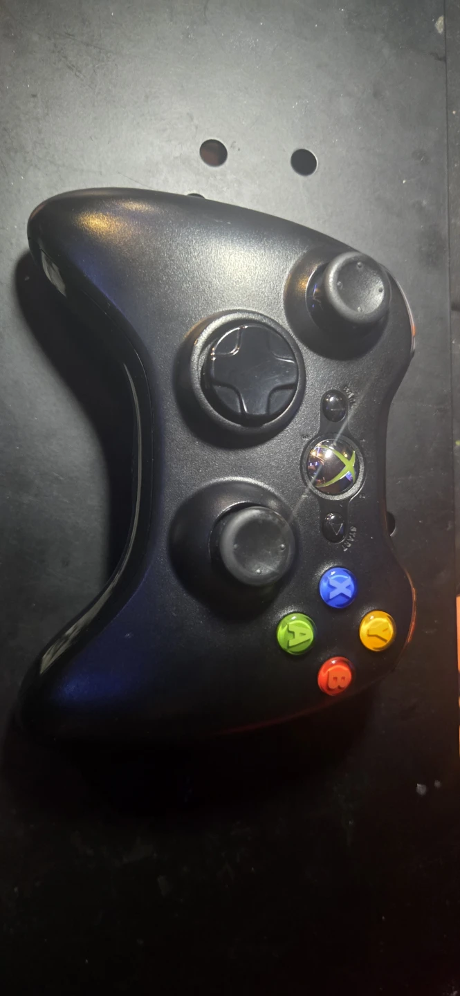 Black Xbox 360 Wireless Controller