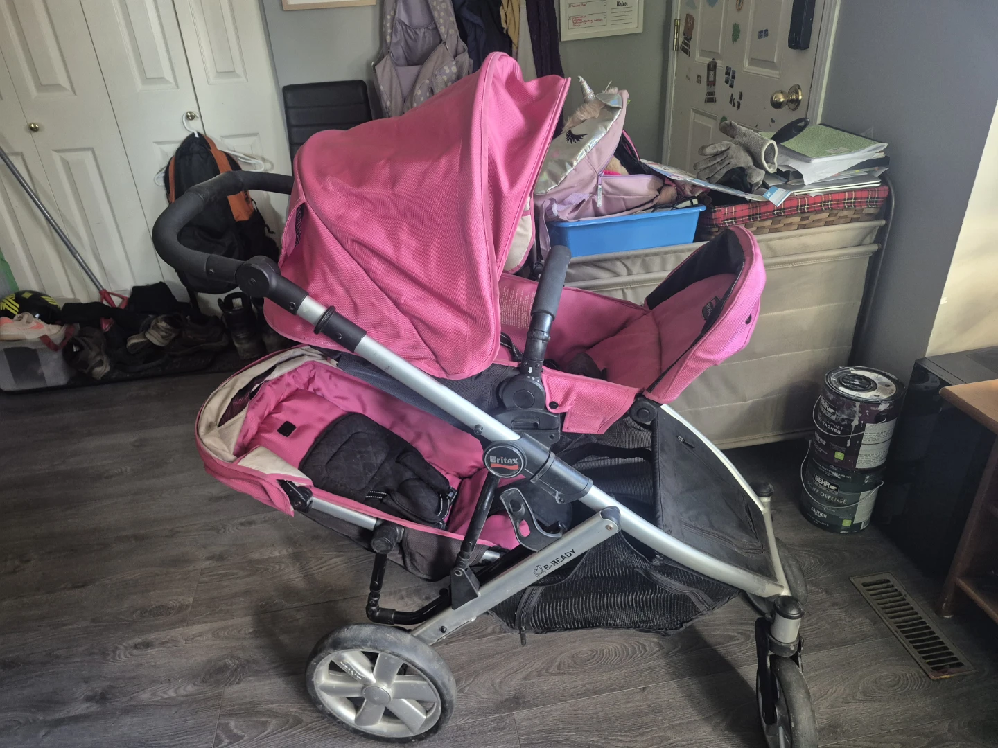 Britax B-Ready stroller in pink