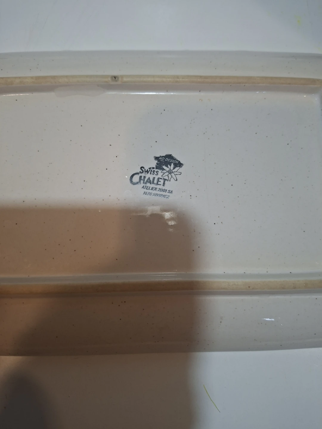 Swiss Chalet Decorative Ceramic Platter - photo 2