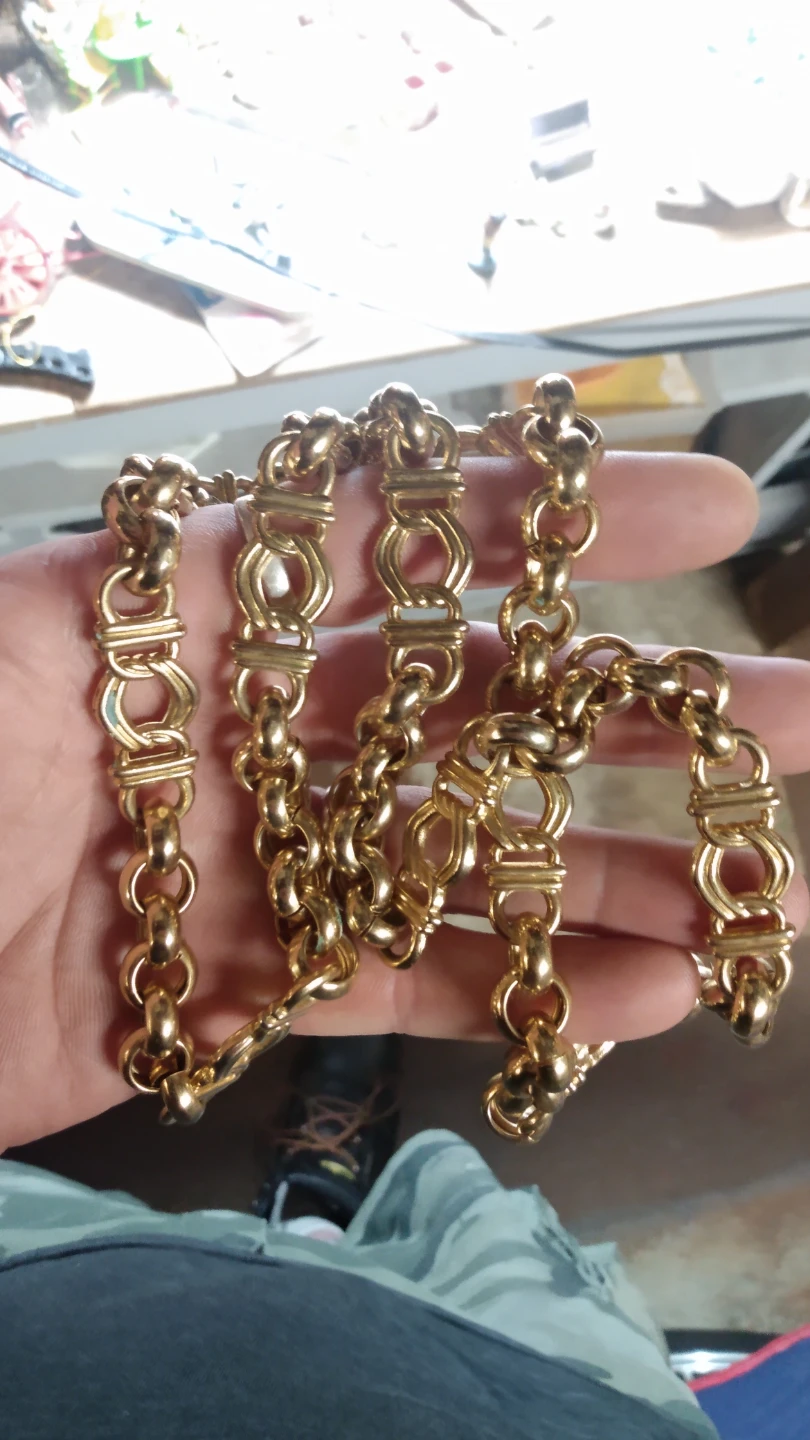 Gold-tone Link Chain Necklace - photo 2