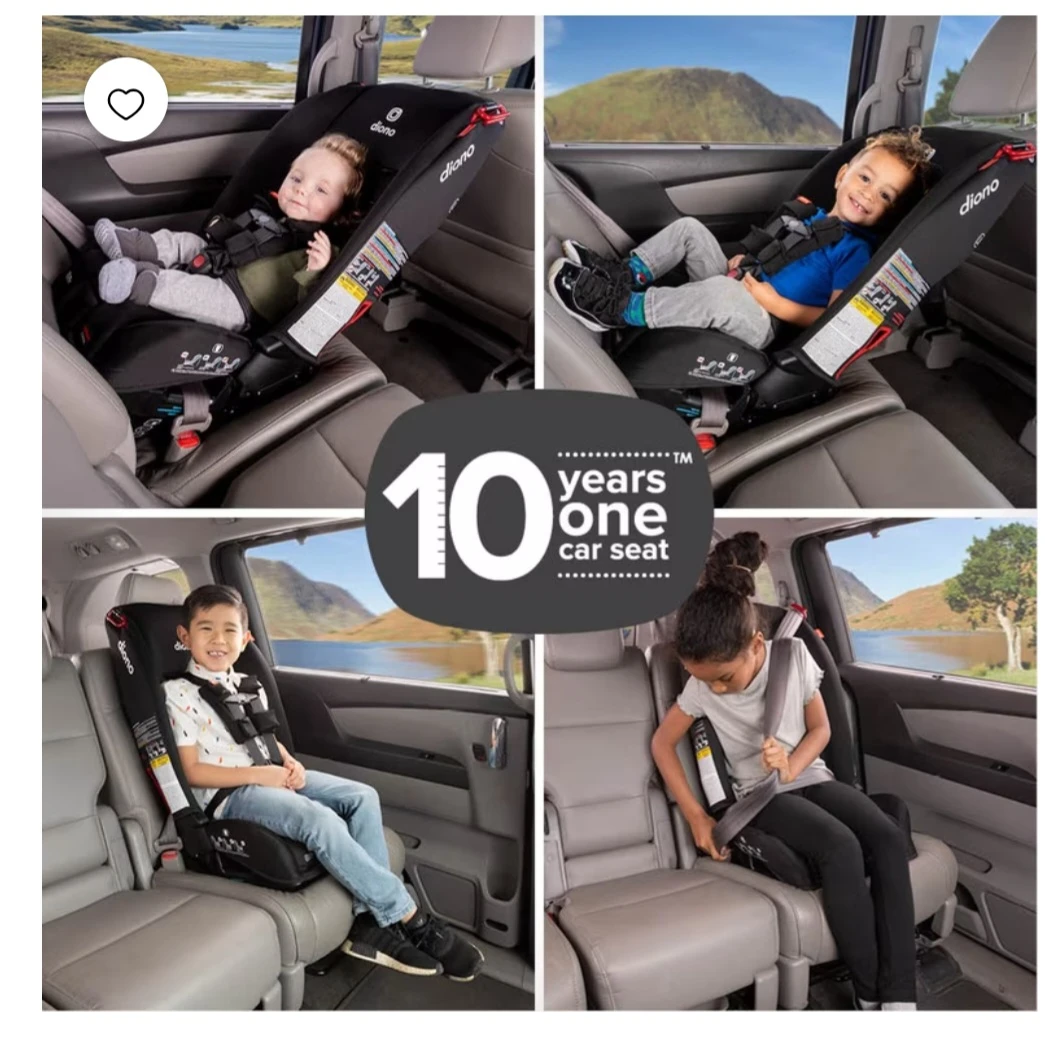 Diono Radian 3R Convertible Car Seat - Black - photo 4