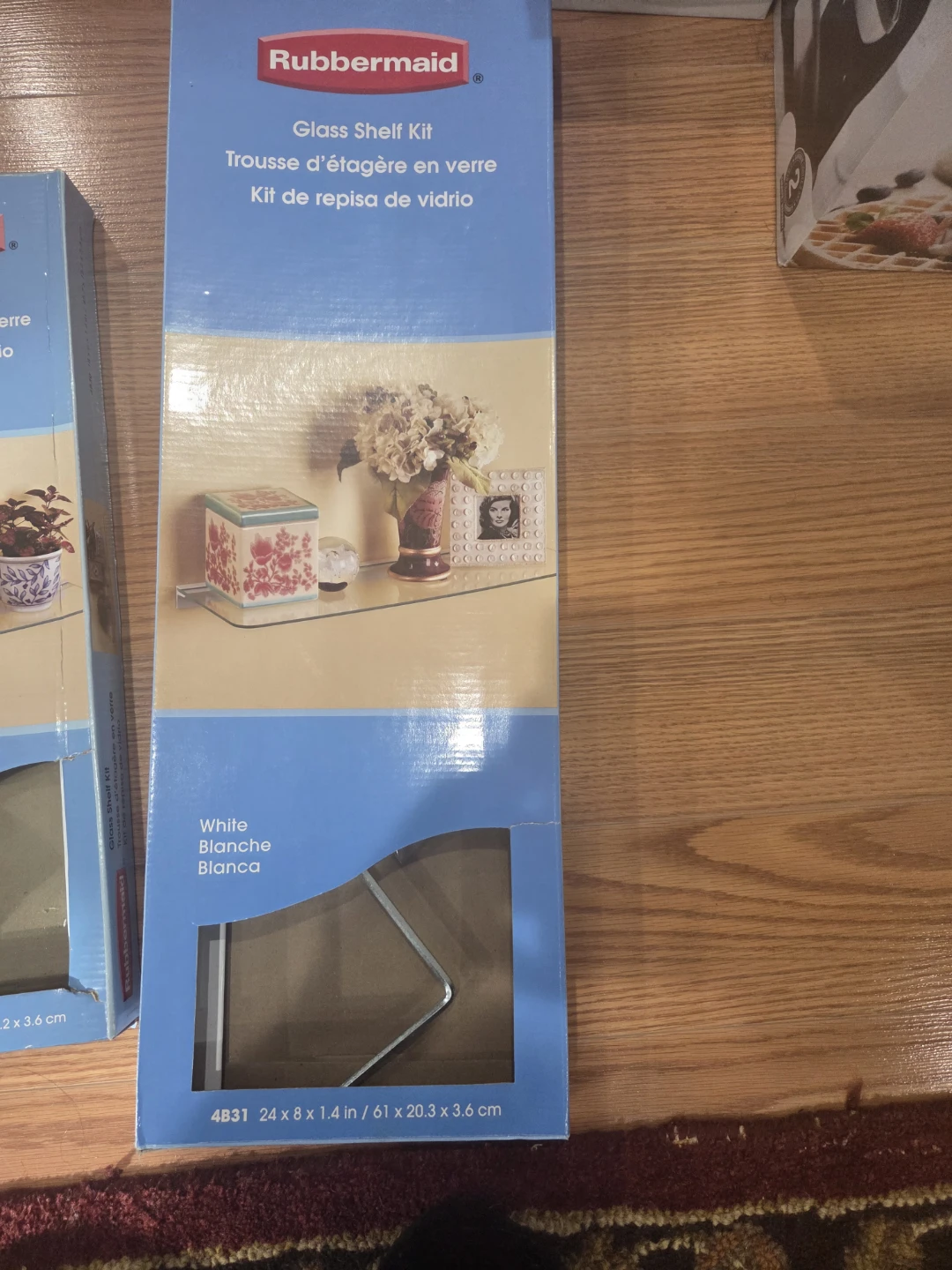 Two Rubbermaid Glass Shelf Kits - photo 3