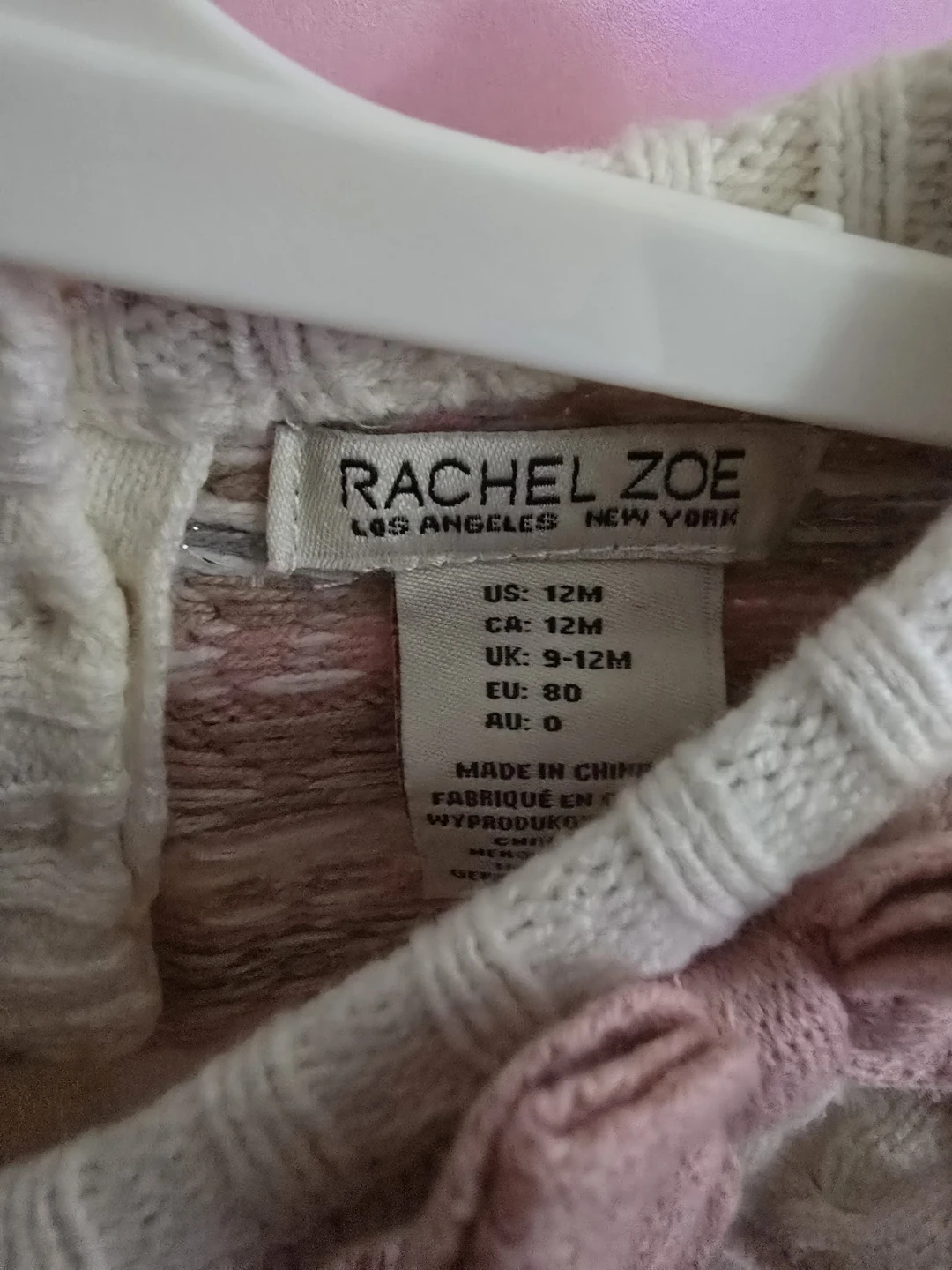 Rachel Zoe Baby Sweater Dress, 12M - photo 2
