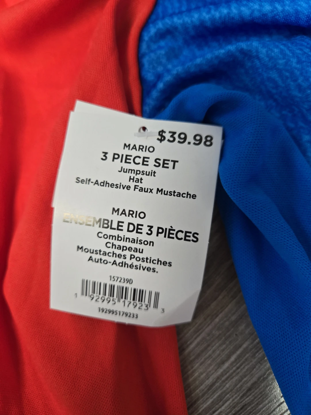 New 5 peice adult Mario adult costume - photo 3