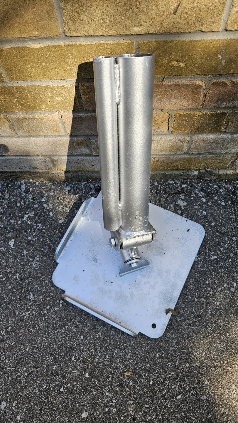 Gym Equipment Landmine Silver Metal - photo 3