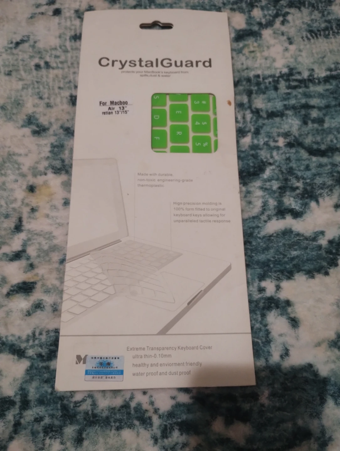 Green Keyboard Cover for MacBook Air 13" (Brand New) - photo 2