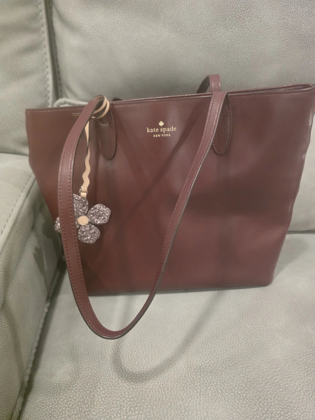 Kate Spade Burgundy Tote Bag