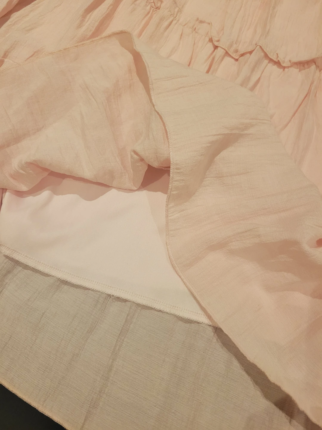 Pastel Pink Tiered Skirt - photo 2
