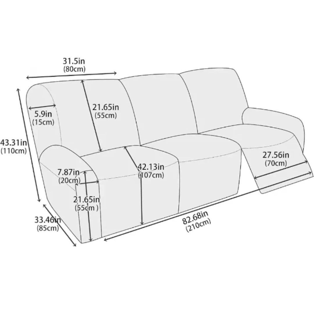 Water proof p.u  leather like reclyner covers - photo 4
