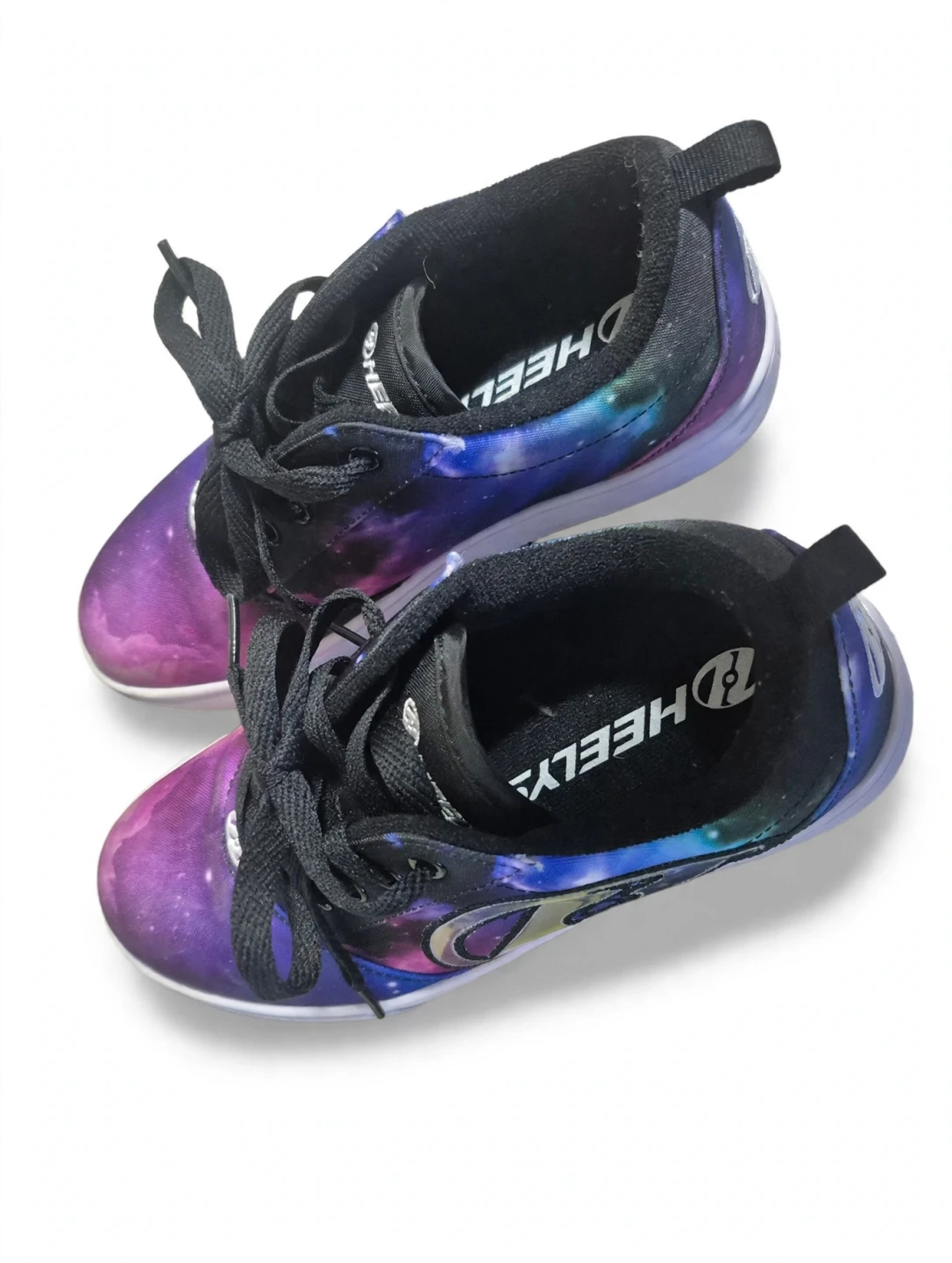 Heelys Pro 20 LG Wheeled Shoes Black/Purple Galaxy