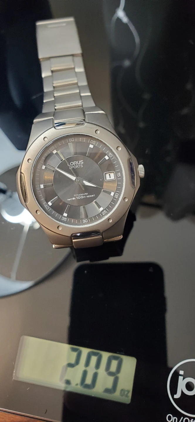 Lorus Sports Titanium Watch
