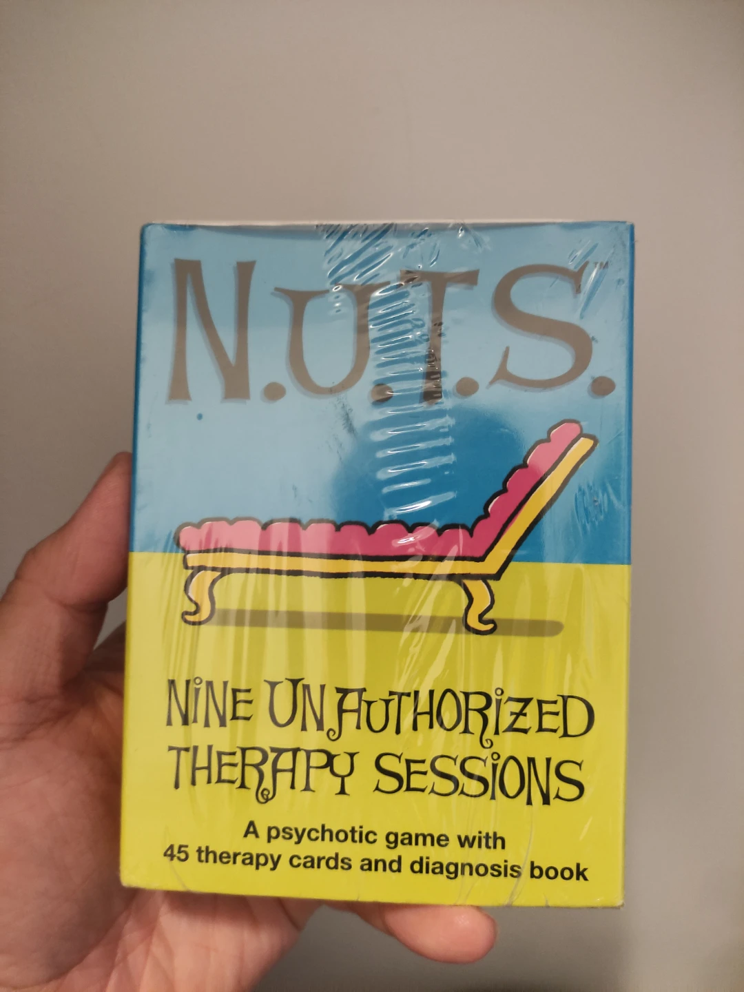 N.U.T.S. Nine Unauthorized Therapy Sessions Card Game. 🏈