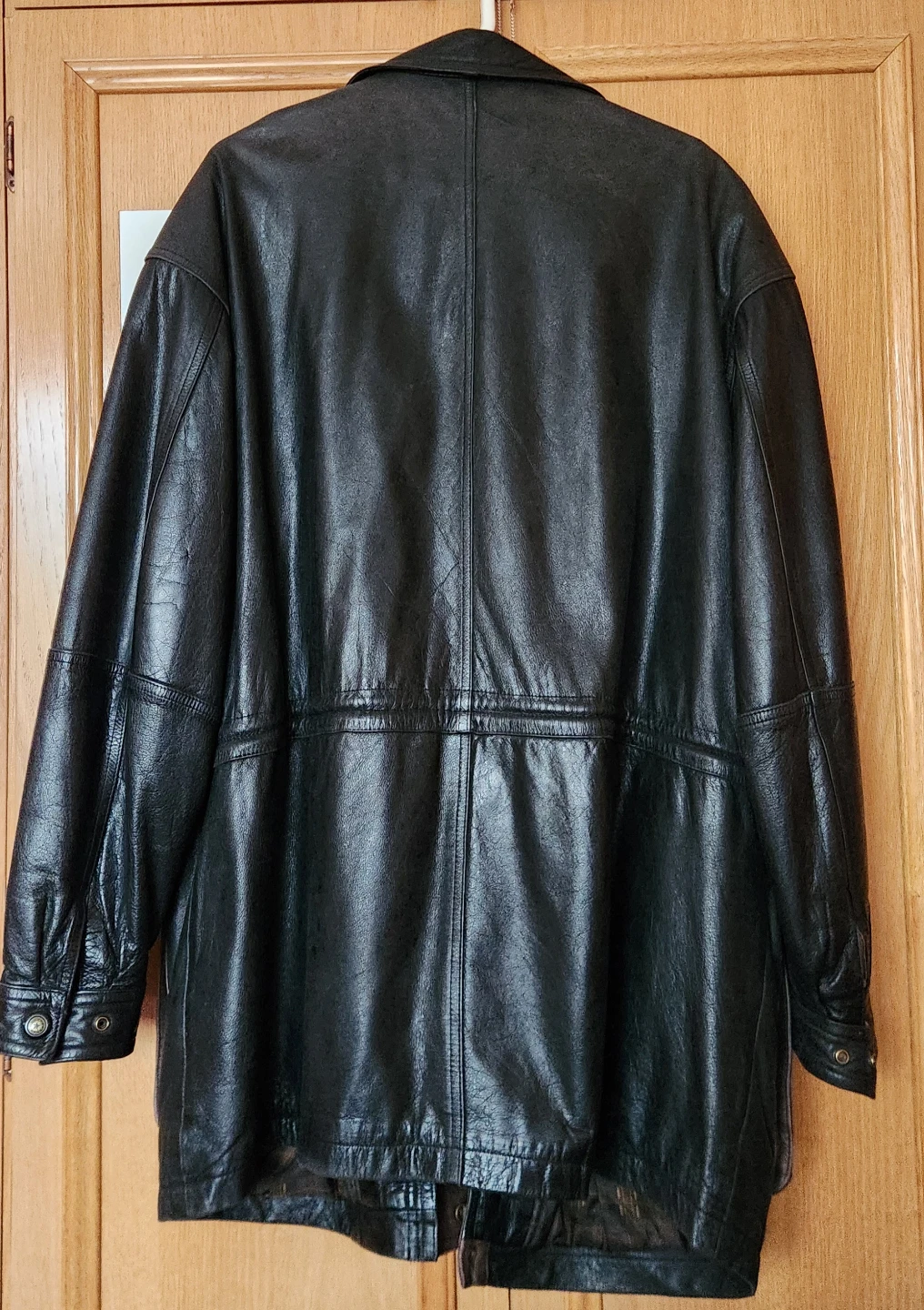 Mens Black Leather Jacket - photo 2
