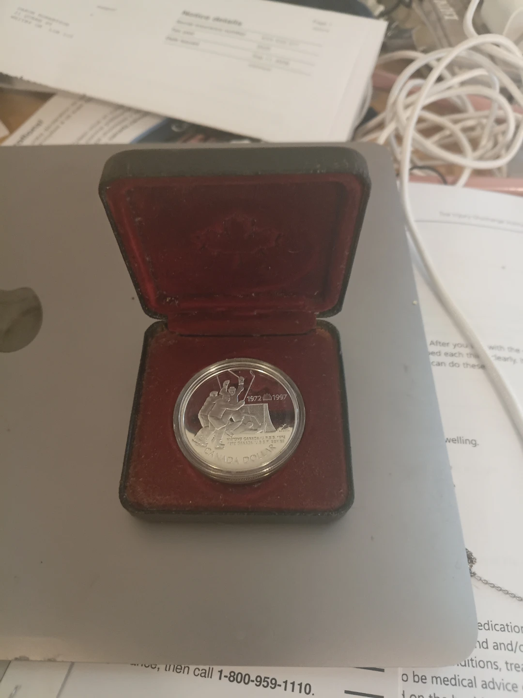 Silver coin canada / u.s.s.r 1972