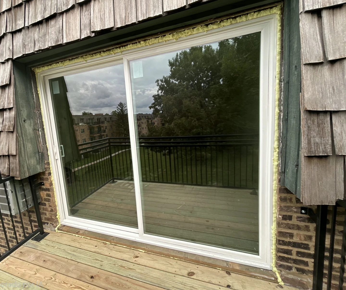 White Sliding Glass Patio Door - photo 2