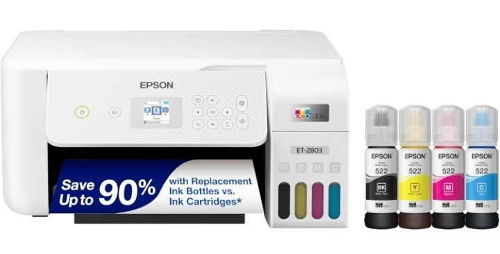 Epson EcoTank ET-2803 Wireless Printer - photo 2