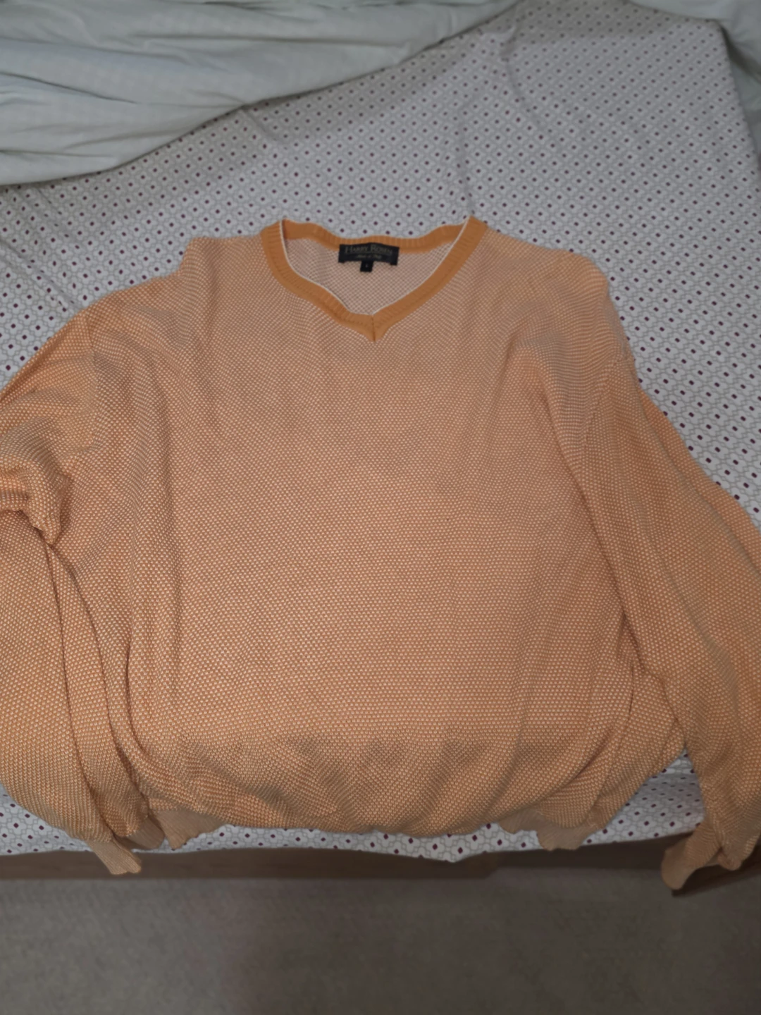 Harry Rosen V-Neck Sweater - Orange