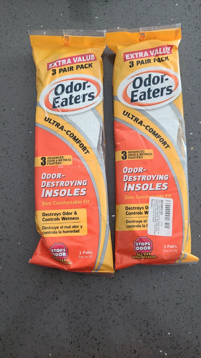 Odor-Eaters Ultra-Comfort Odor-Destroying Insoles - 2 Packs