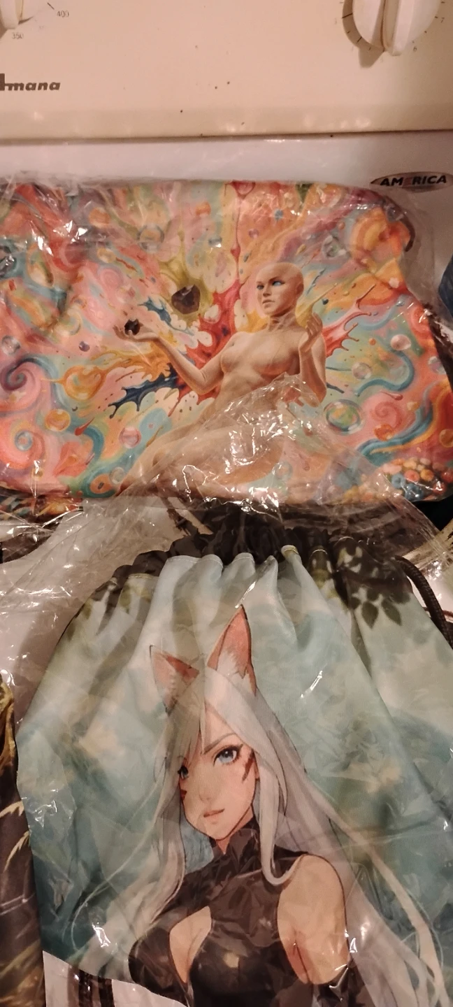 Water proof Drawstring Bag with Anime Character Print - photo 4