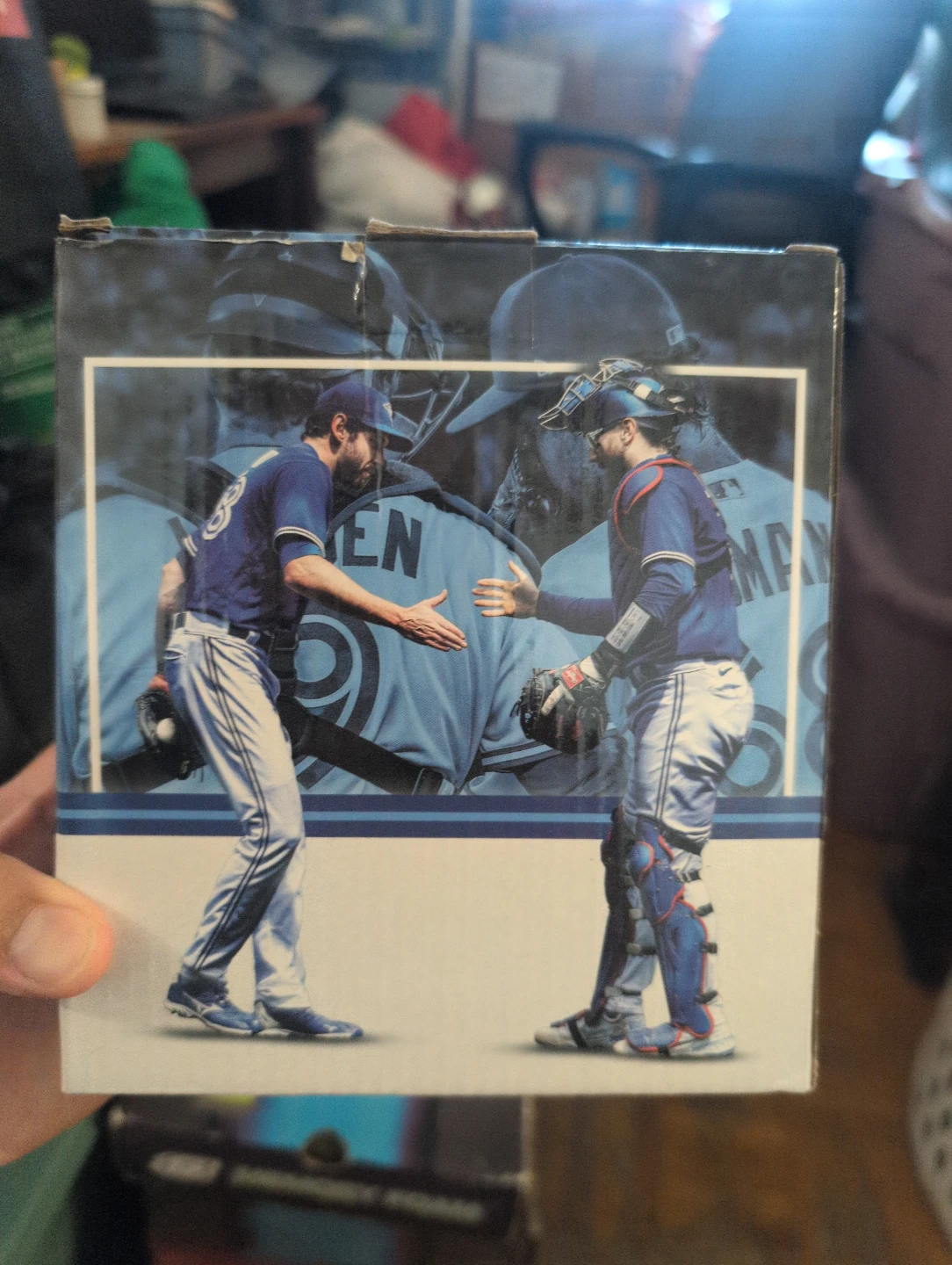 Toronto Blue Jays Romano and Jansen Handshake Bobblehead - photo 3