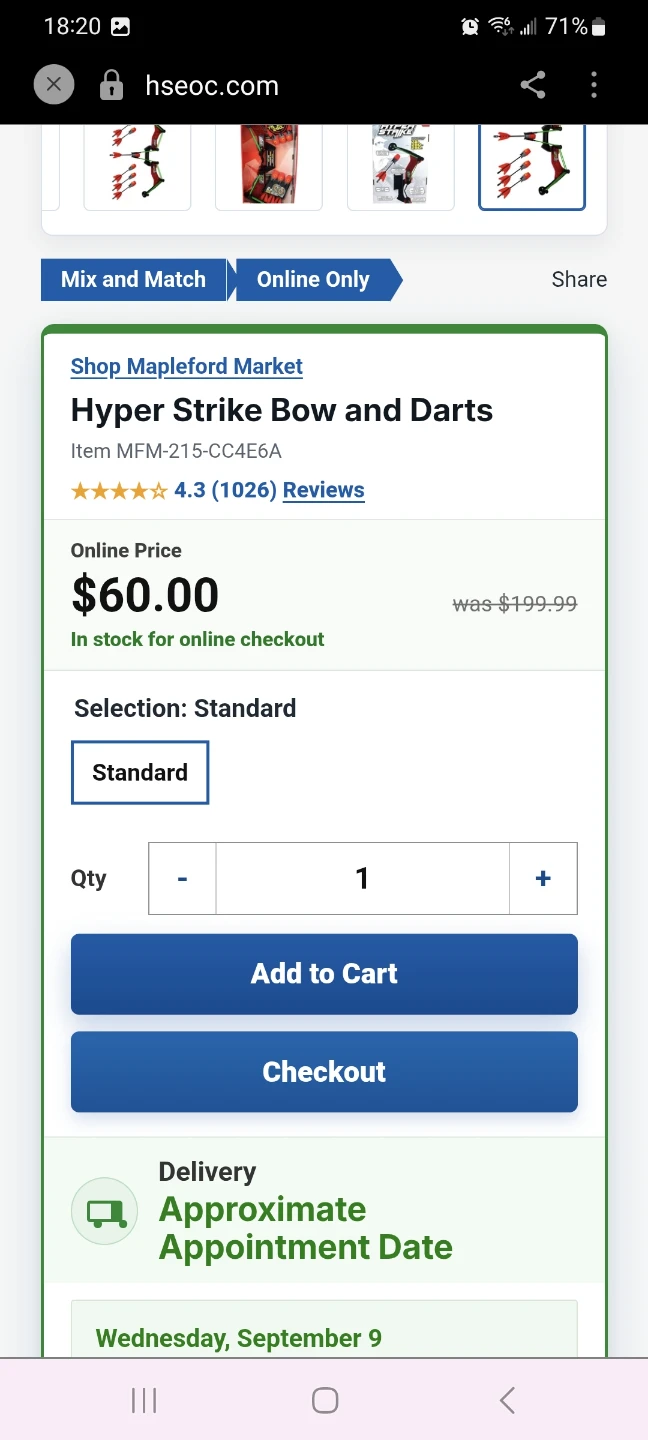 Zing Hyper Strike Bow and Darts - photo 4