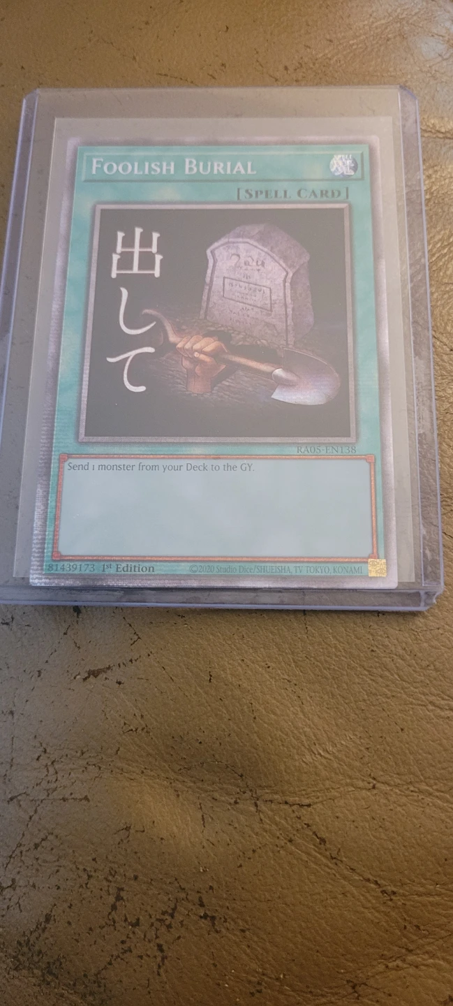 Yu-Gi-Oh! Foolish Burial RA05-EN138 1st Edition