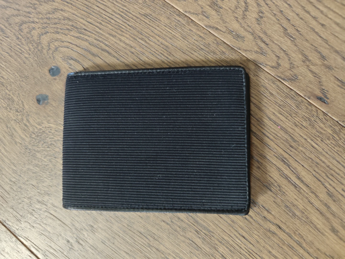 Montblanc Black Leather and Fabric Wallet - photo 2