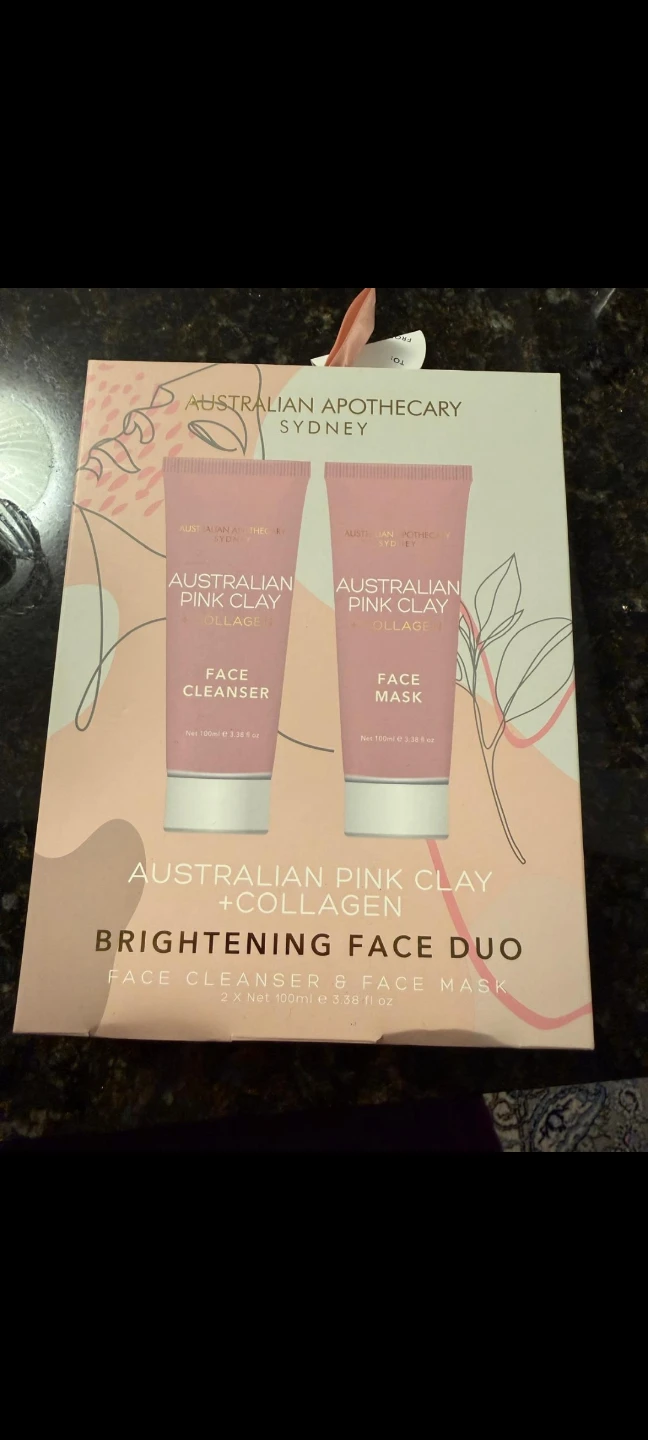 Australian Pink Clay Face Cleanser & Face Mask Duo