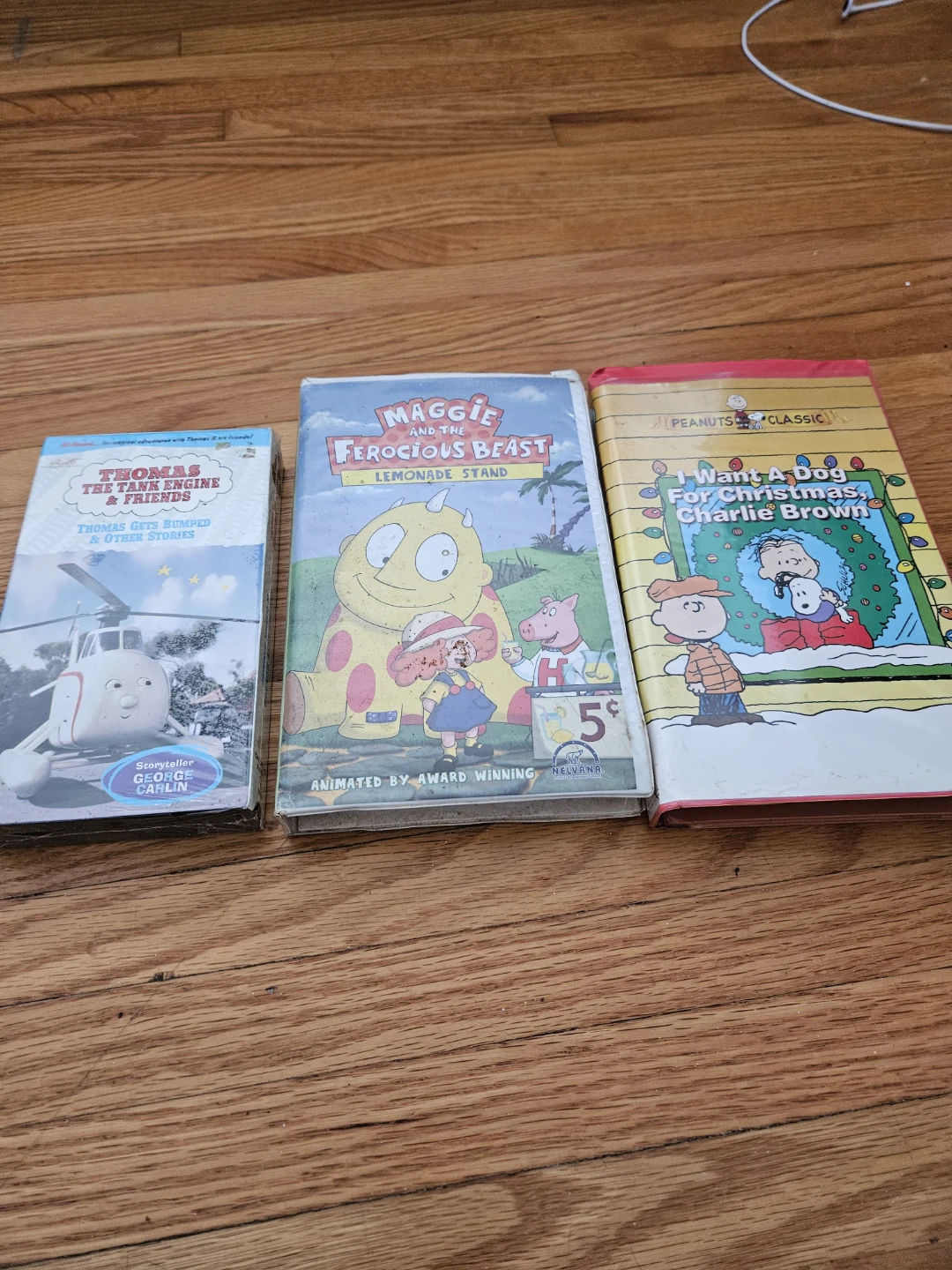 Set of 3 Children's VHS Tapes