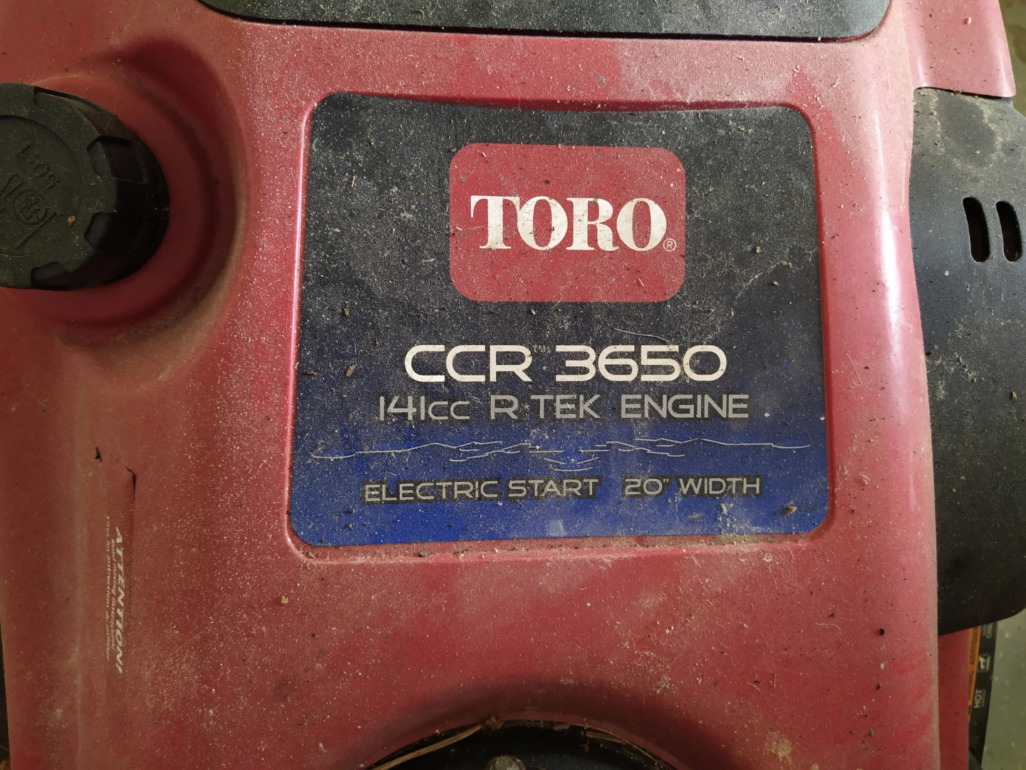 Toro CCR 3650 Snowblower