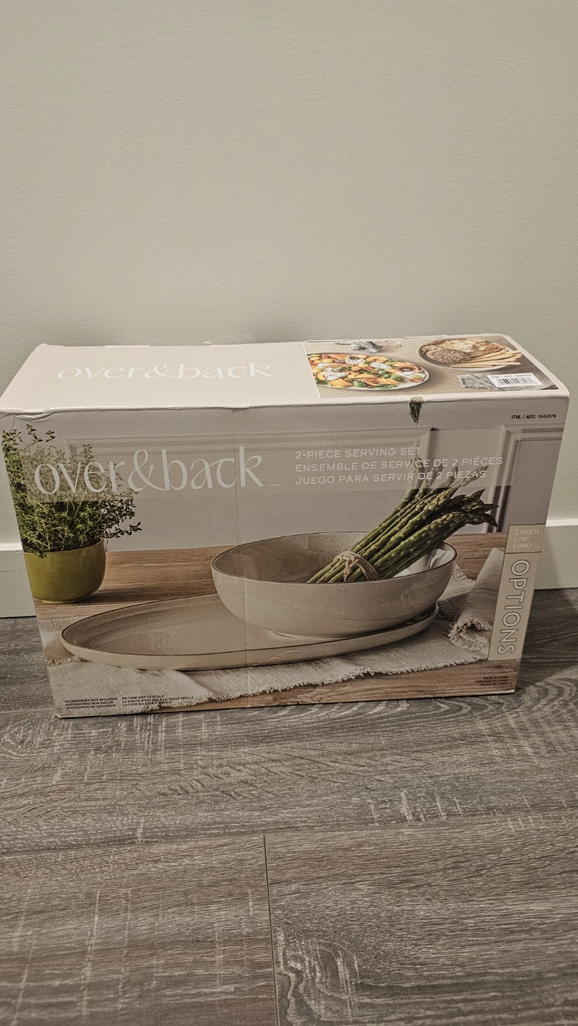 Over&back stoneware serving set, 2 pieces - photo 3