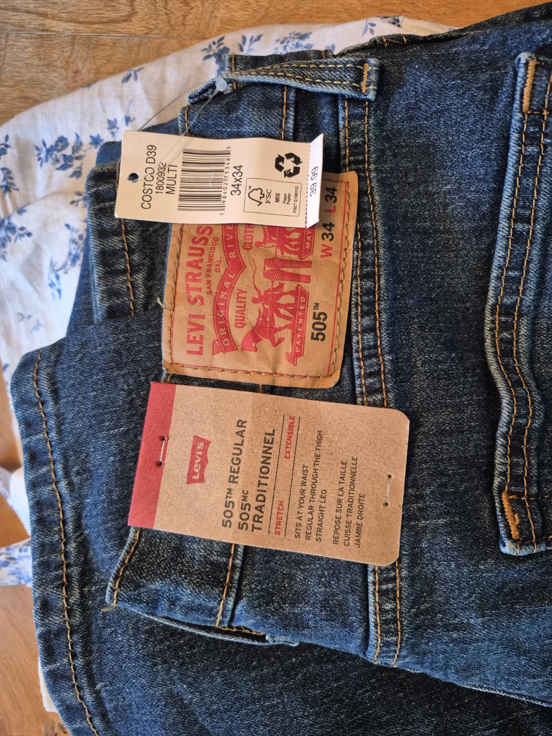 Levi's 505 Regular Fit Jeans - 34x34 - photo 4